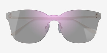 Matte Gold Refract -  Metal Sunglasses