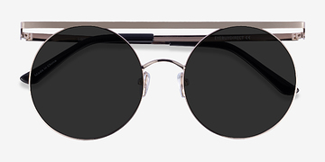 Light Gold Lineal -  Metal Sunglasses