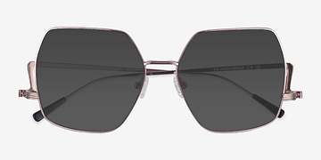 Rose Gold Cunningham -  Metal Sunglasses