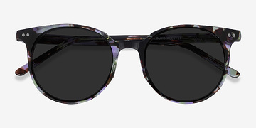 Purple Tortoise Hideout -  Acetate Sunglasses