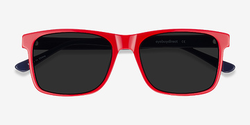 Red & Navy Proud -  Acetate Sunglasses