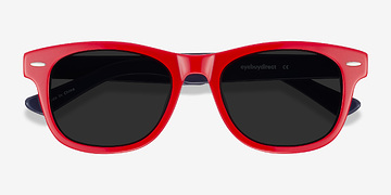 Red & Navy Parade -  Acetate Sunglasses