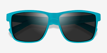 Aqua Gray Uplift -  Plastic Sunglasses