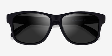 Black Gray Drift -  Plastic Sunglasses