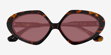 Tortoise Glitz -  Acetate Sunglasses
