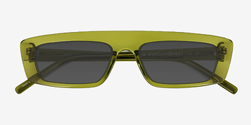 Crystal Olive Green Novo -  Acetate Sunglasses