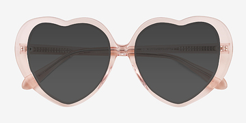 Crystal Champagne Suki Sun -  Acetate Sunglasses