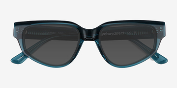 Crystal Blue Green Enoch -  Acetate Sunglasses