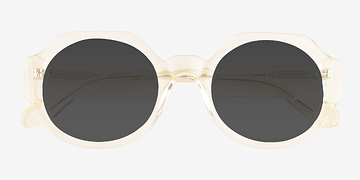 Clear Yellow Ellison -  Acetate Sunglasses