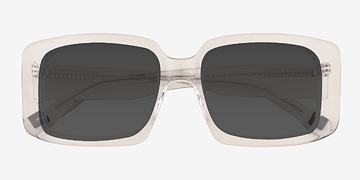 Clear Colby -  Acetate Sunglasses