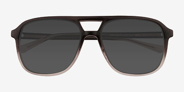 Gradient Black Skylar -  Plastic Sunglasses