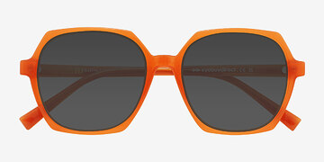 Orange Froth -  Plastic Sunglasses