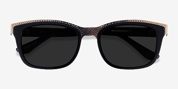 Black Gold Solis -  Metal Sunglasses