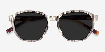 Matte Silver Electro -  Metal Sunglasses