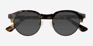 Tortoise Black Tommie -  Metal Sunglasses