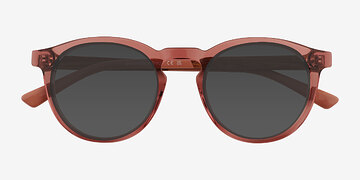 Clear Pink Blackwood -  Mixed Wood Sunglasses