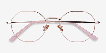 Rose Gold Cecily -  Lightweight Titanium Eyeglasses