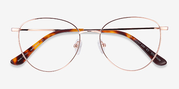 Rose Gold Lila -  Vintage Titanium Eyeglasses