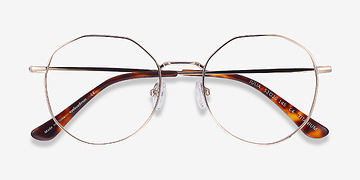 Gold Julia -  Vintage Titanium Eyeglasses