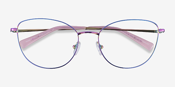 Rainbow Mandolin -  Titanium Eyeglasses