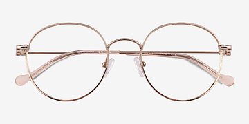Shiny Gold Gavi -  Titanium Eyeglasses
