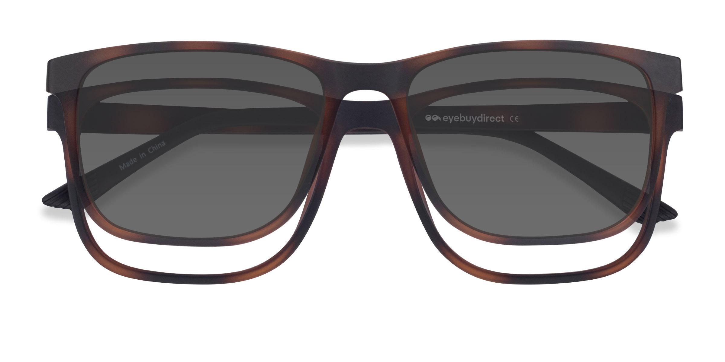 Tortoise Impetus Clip-On - Plastic Eyeglasses
