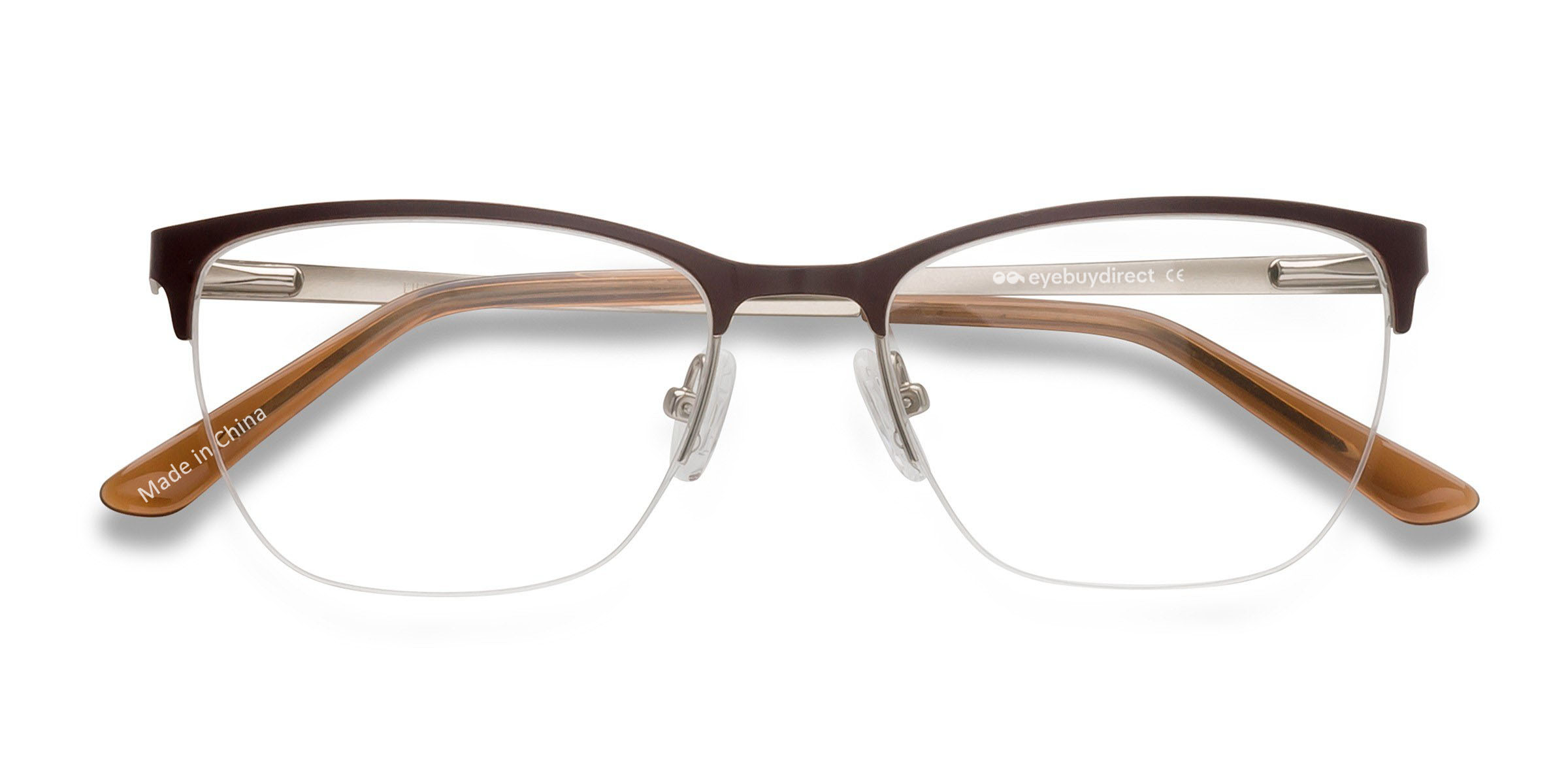 Brown Lille - Metal Eyeglasses