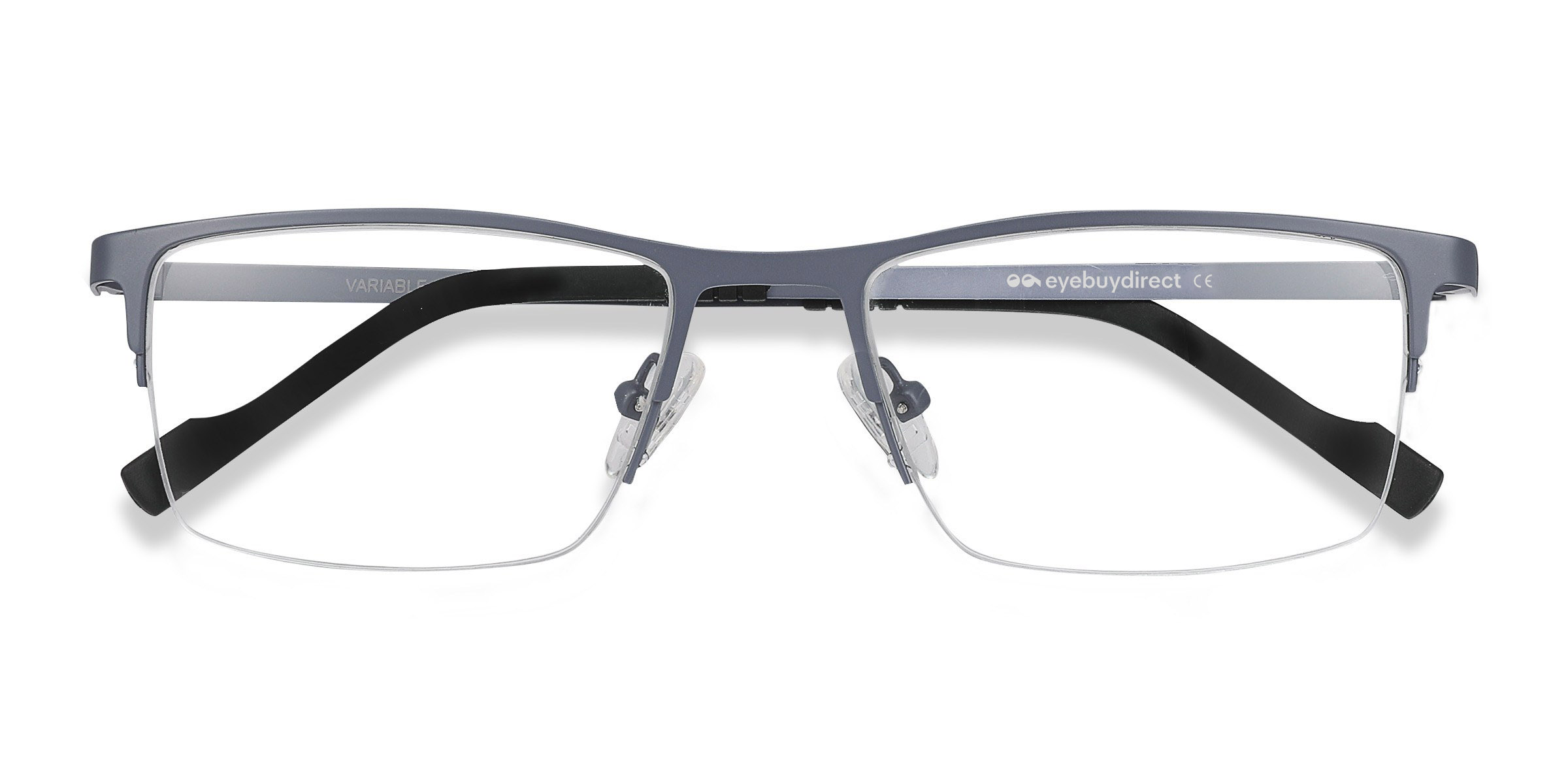 Gris Variable - Métal Lunettes de vue