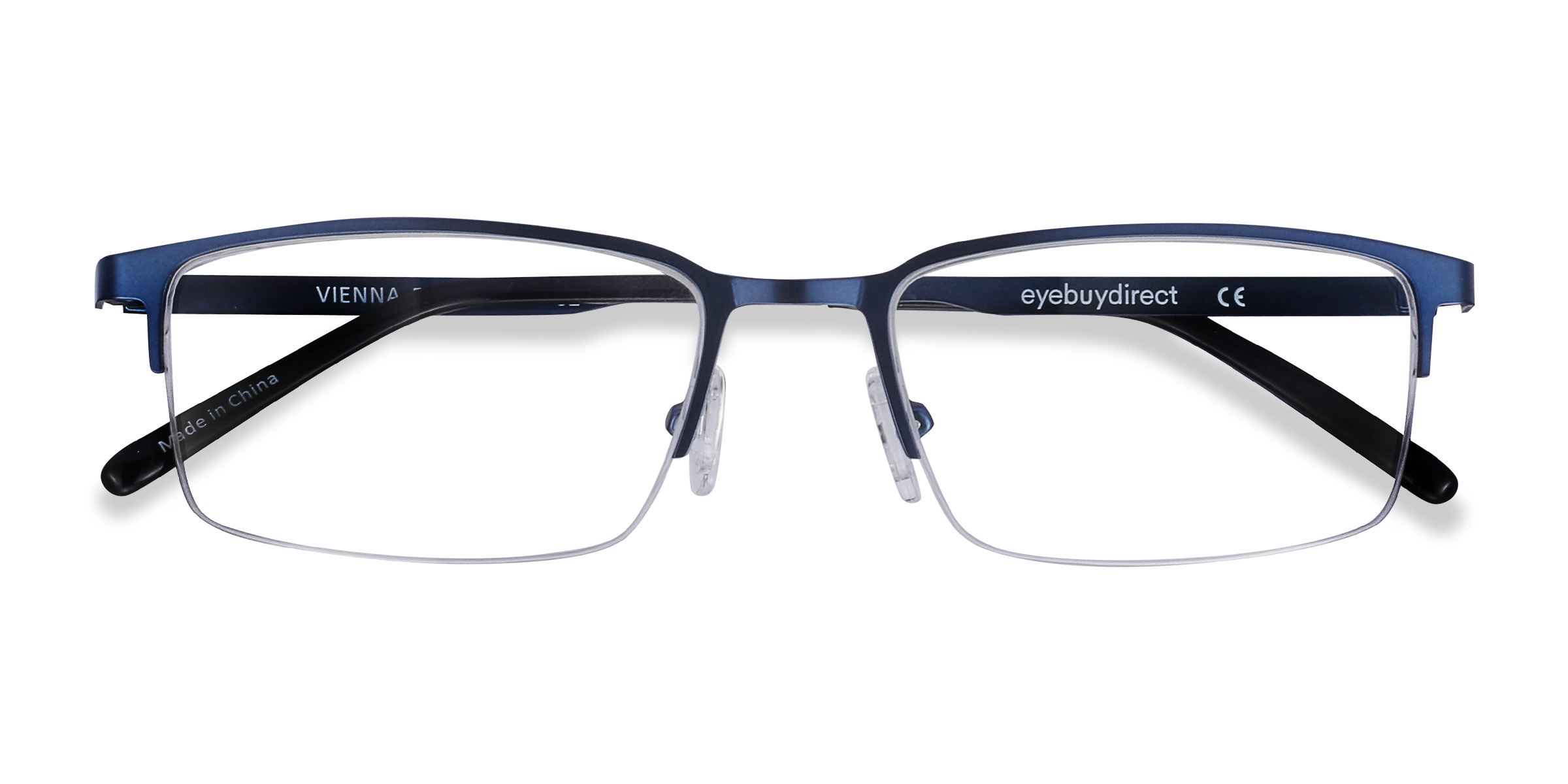 Navy Vienna - Metal Eyeglasses