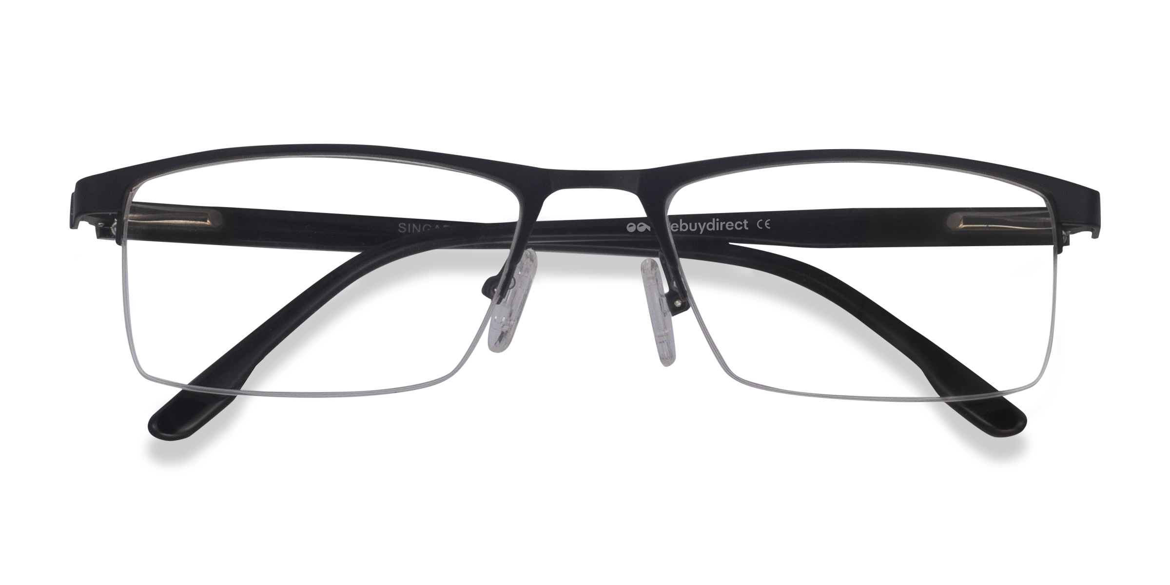 Matte Black Singapore - Metal Eyeglasses