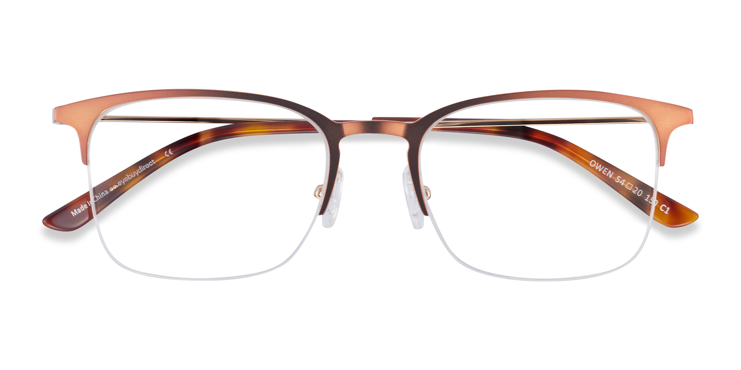 Coffee Owen -  Metal Eyeglasses