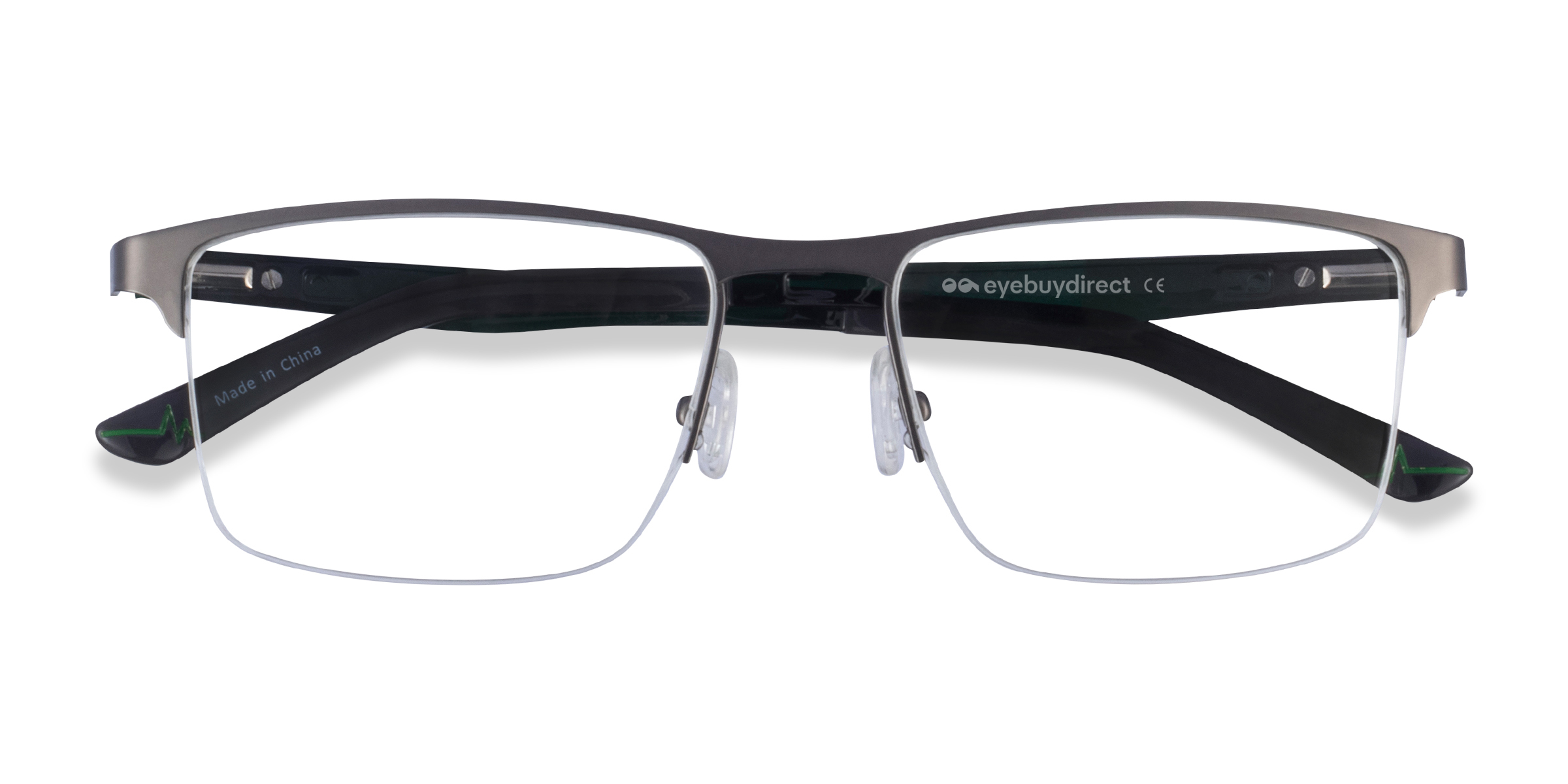 Matte Gunmetal Kinetic - Metal Eyeglasses