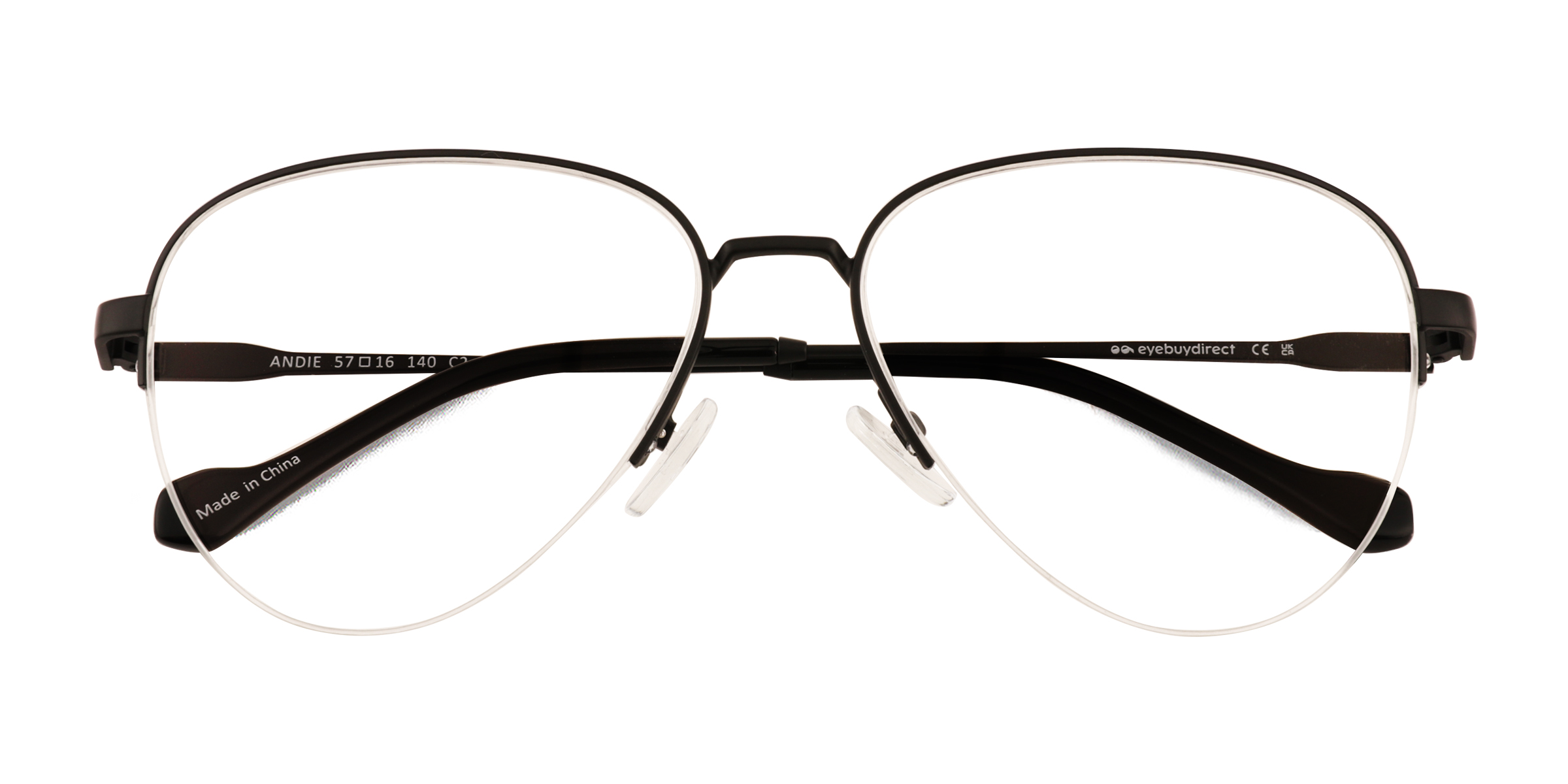 Black Andie - Metal Eyeglasses