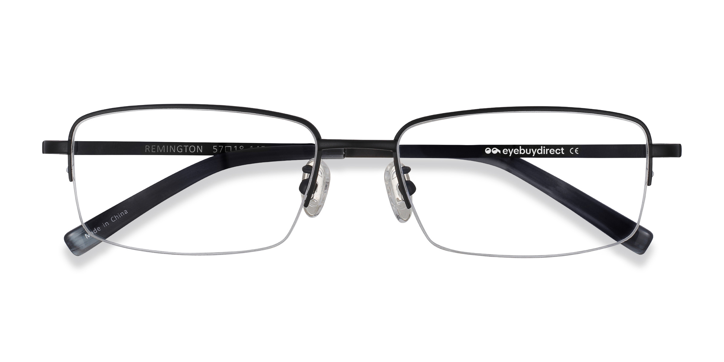 Black Remington - Titanium Eyeglasses