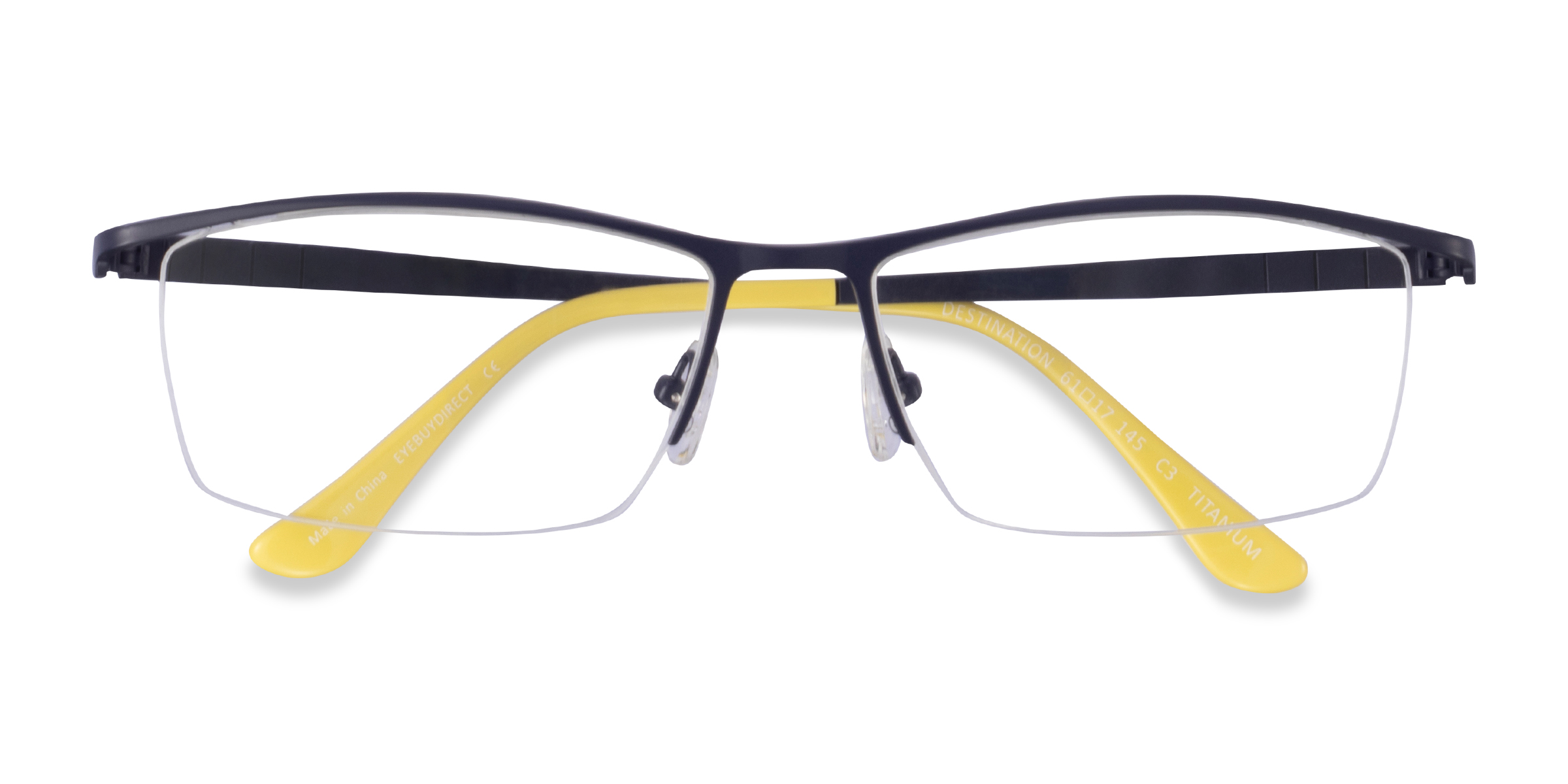 Matte Dark Blue Destination - Titanium Lunettes de vue