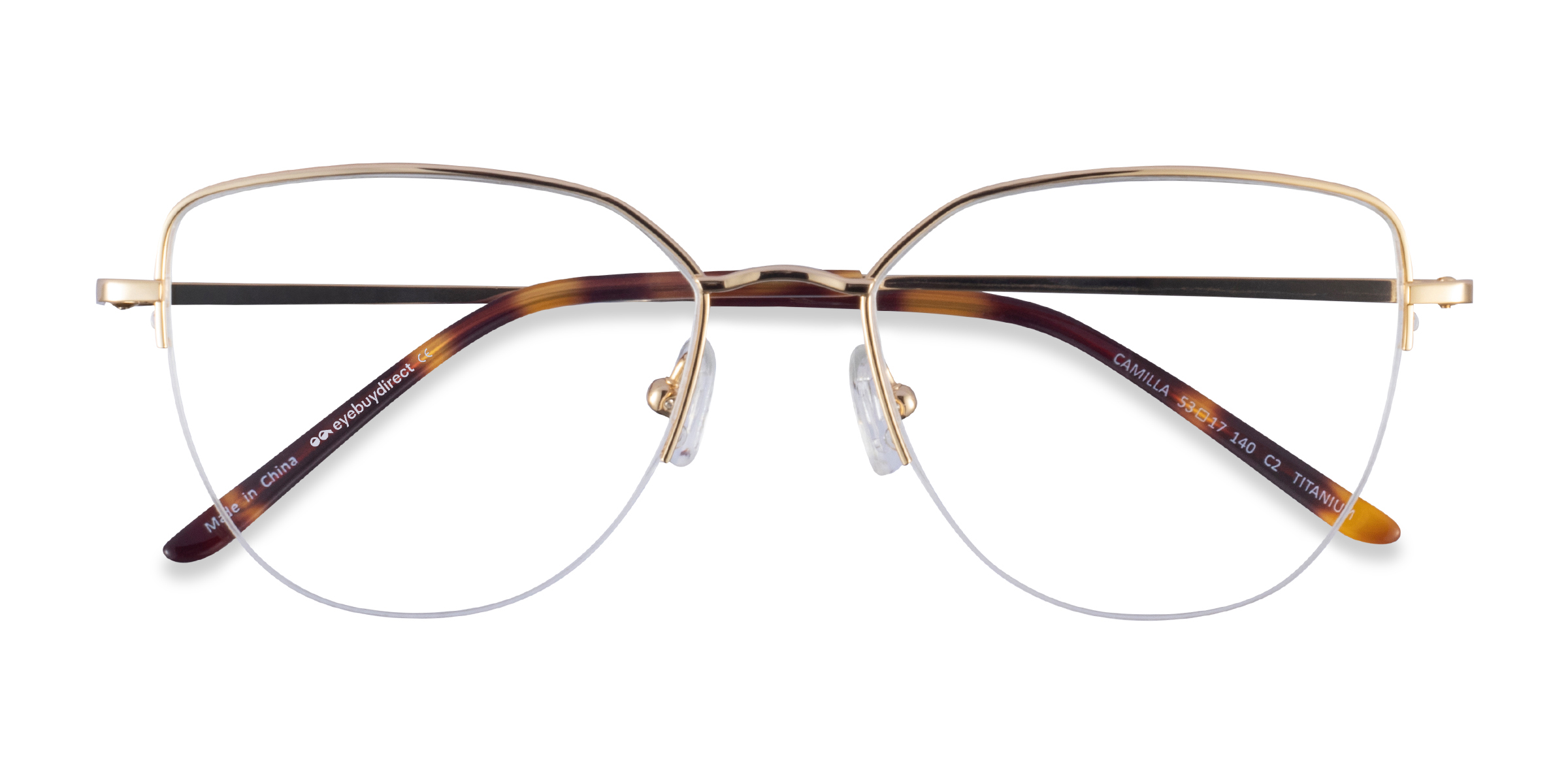 Gold Camilla - Titanium Eyeglasses