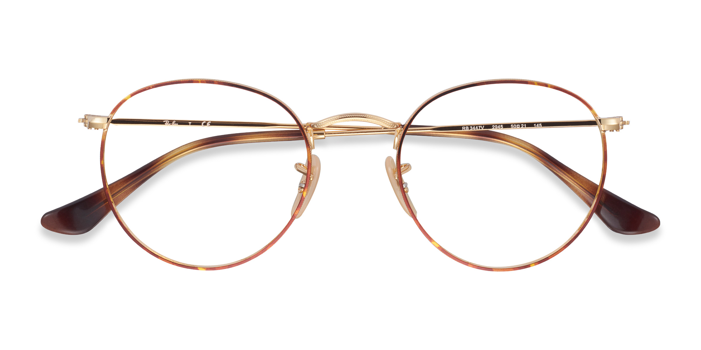 Tortoise & Gold Ray-Ban RB3447V - Métal Lunettes de vue