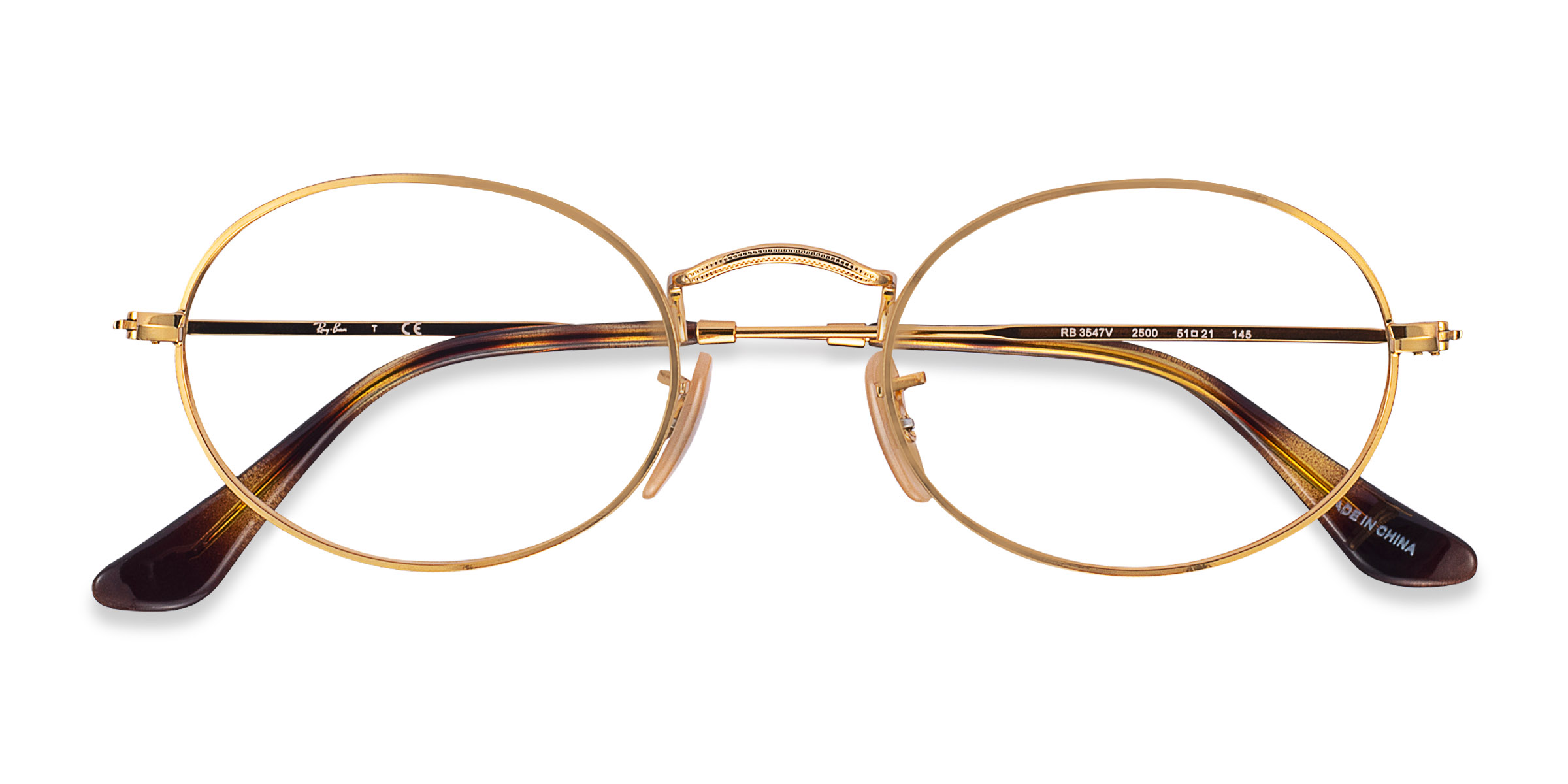 Gold Ray-Ban RB3547V - Metal Eyeglasses
