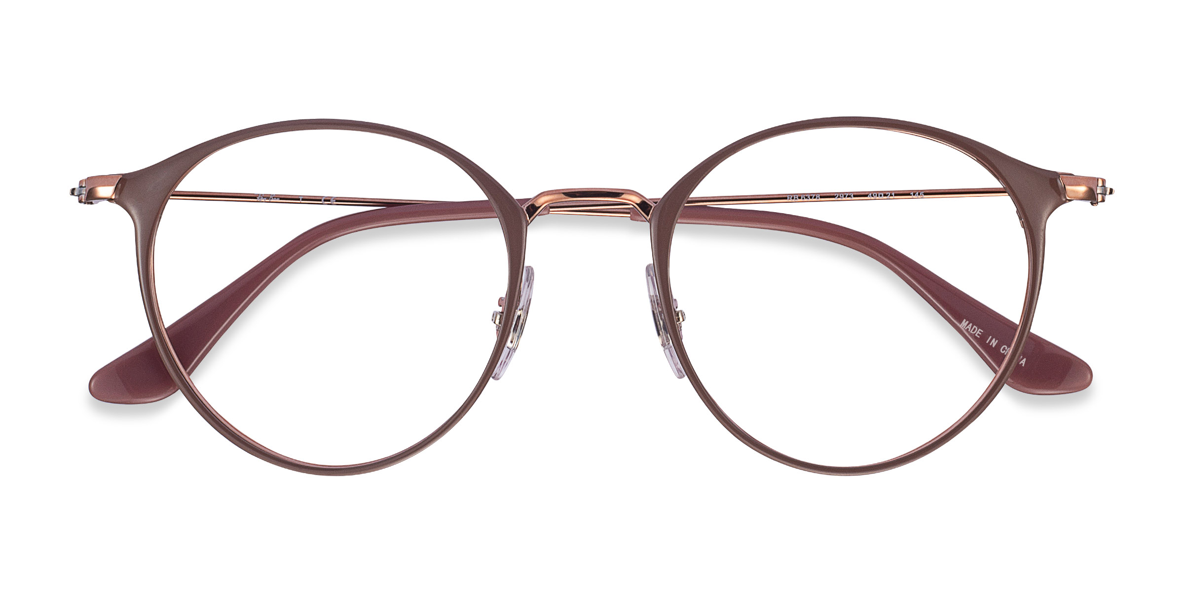 Light Brown Ray-Ban RB6378 -  Metal Eyeglasses