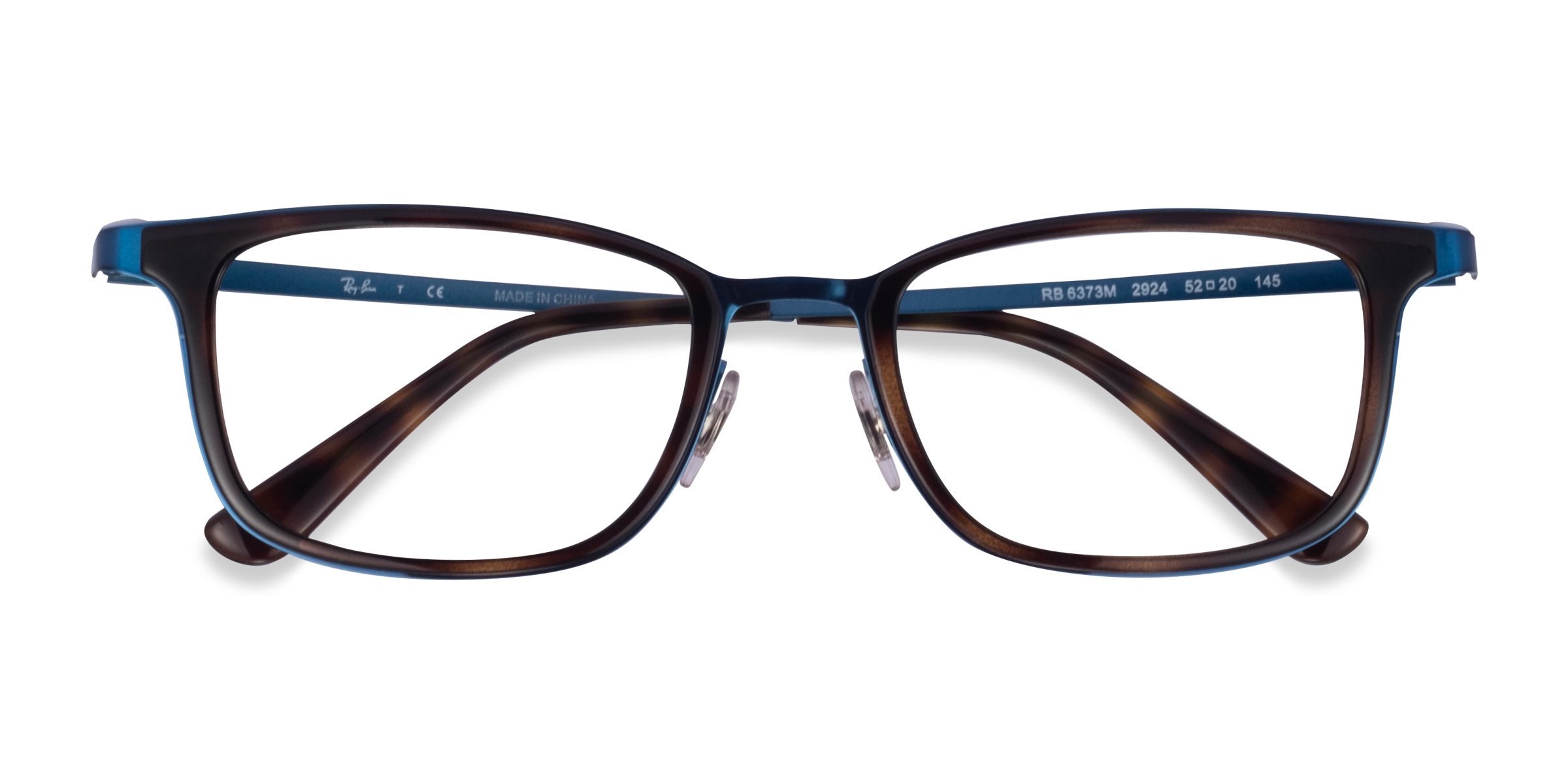 Tortoise Blue Ray-Ban RB6373M -  Metal Eyeglasses