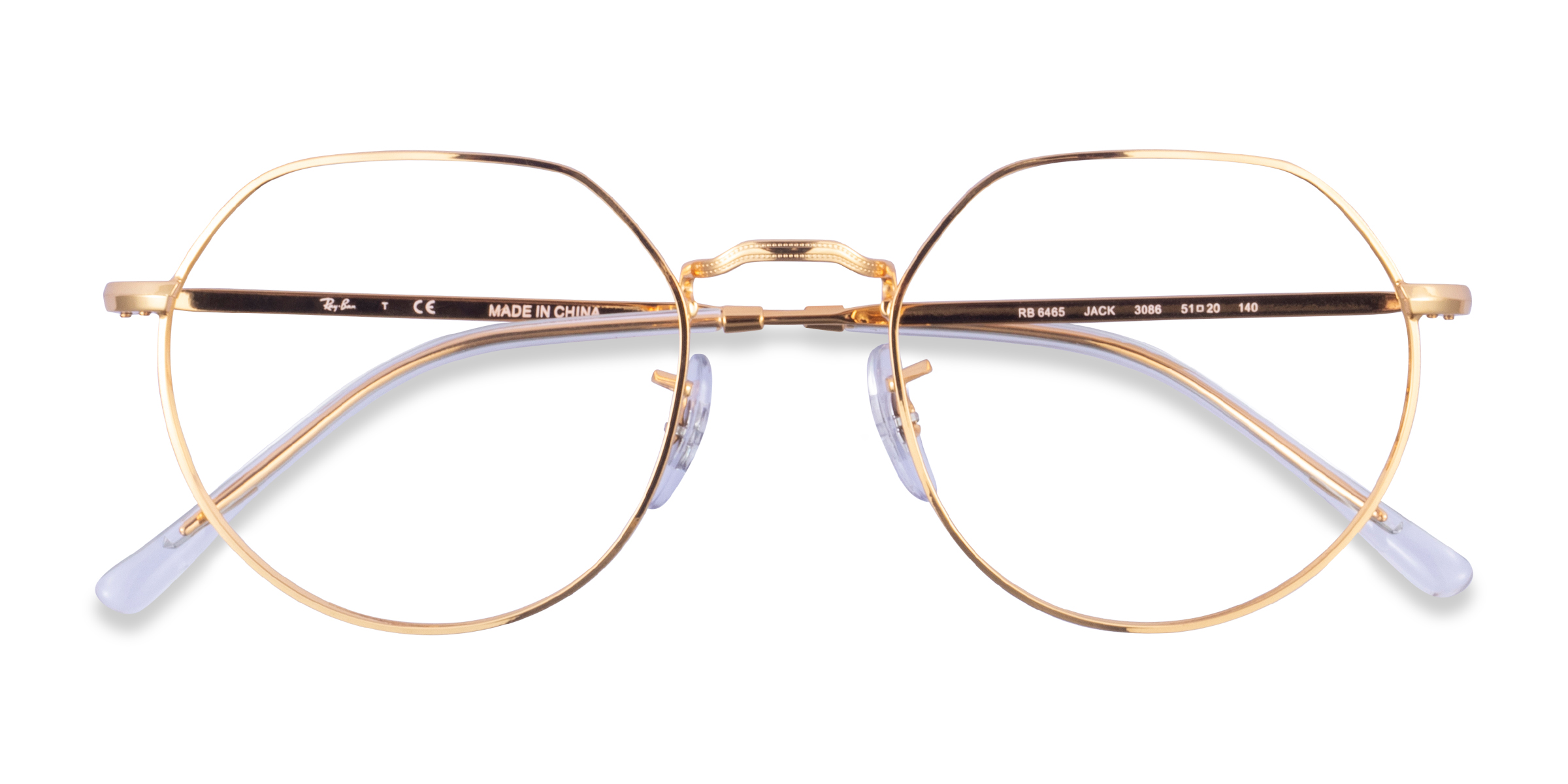 Gold Ray-Ban RB6465 Jack - Metal Eyeglasses