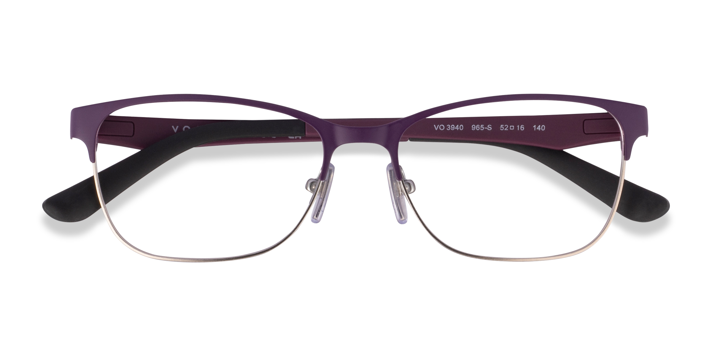 Plum Silver Vogue Eyewear VO3940 - Metal Eyeglasses
