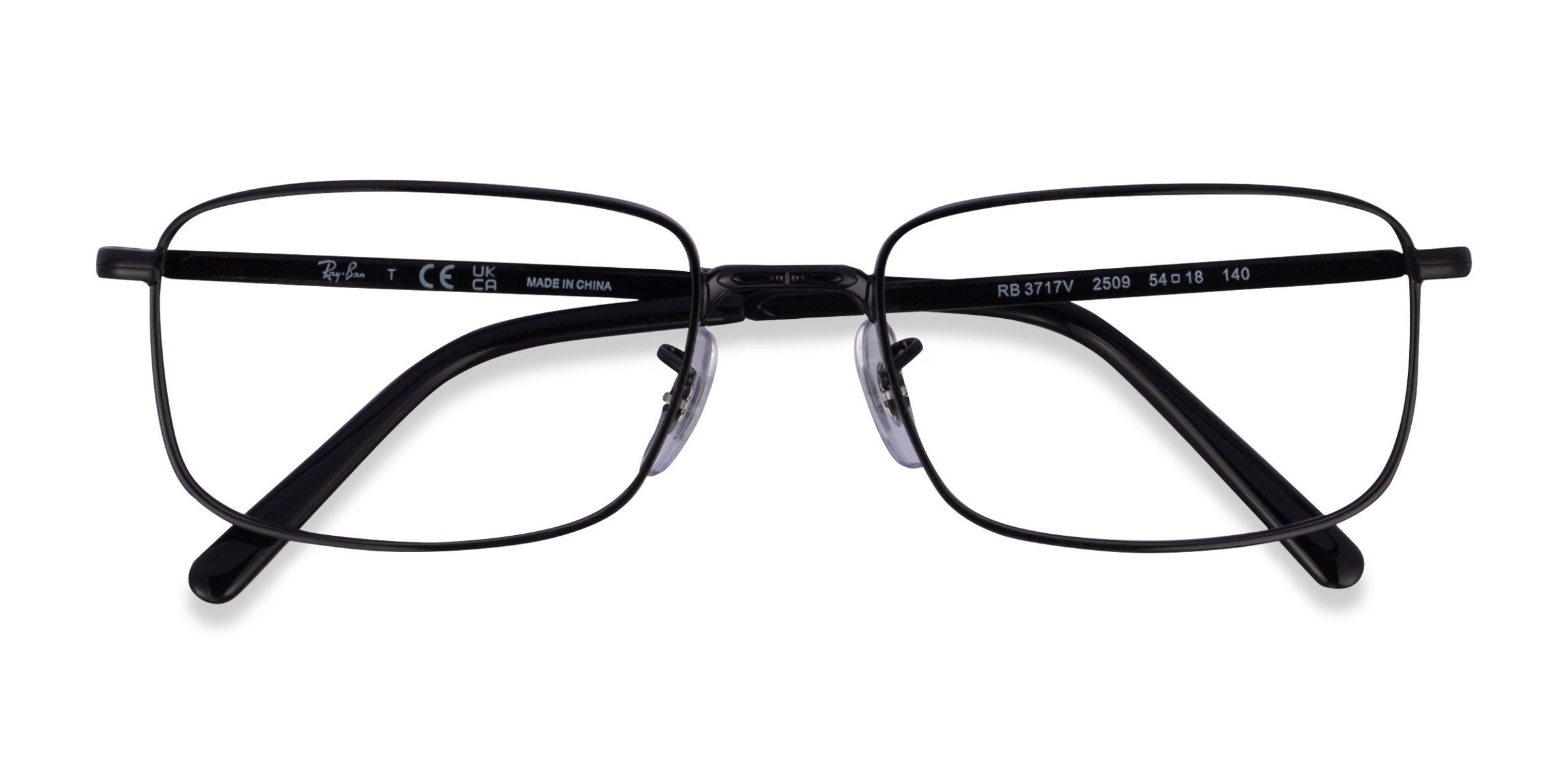 Black Ray-Ban RB3717V - Metal Eyeglasses