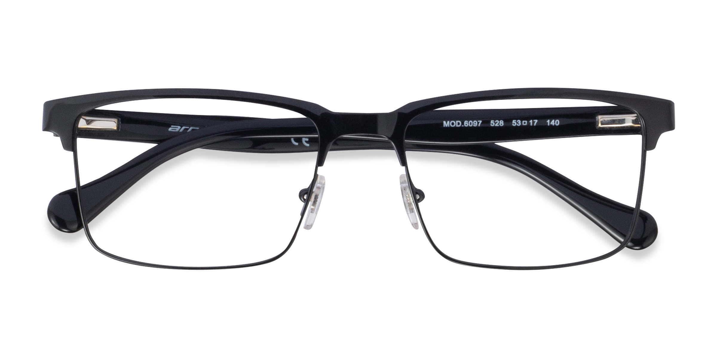 Shiny Black ARNETTE Component - Metal Eyeglasses