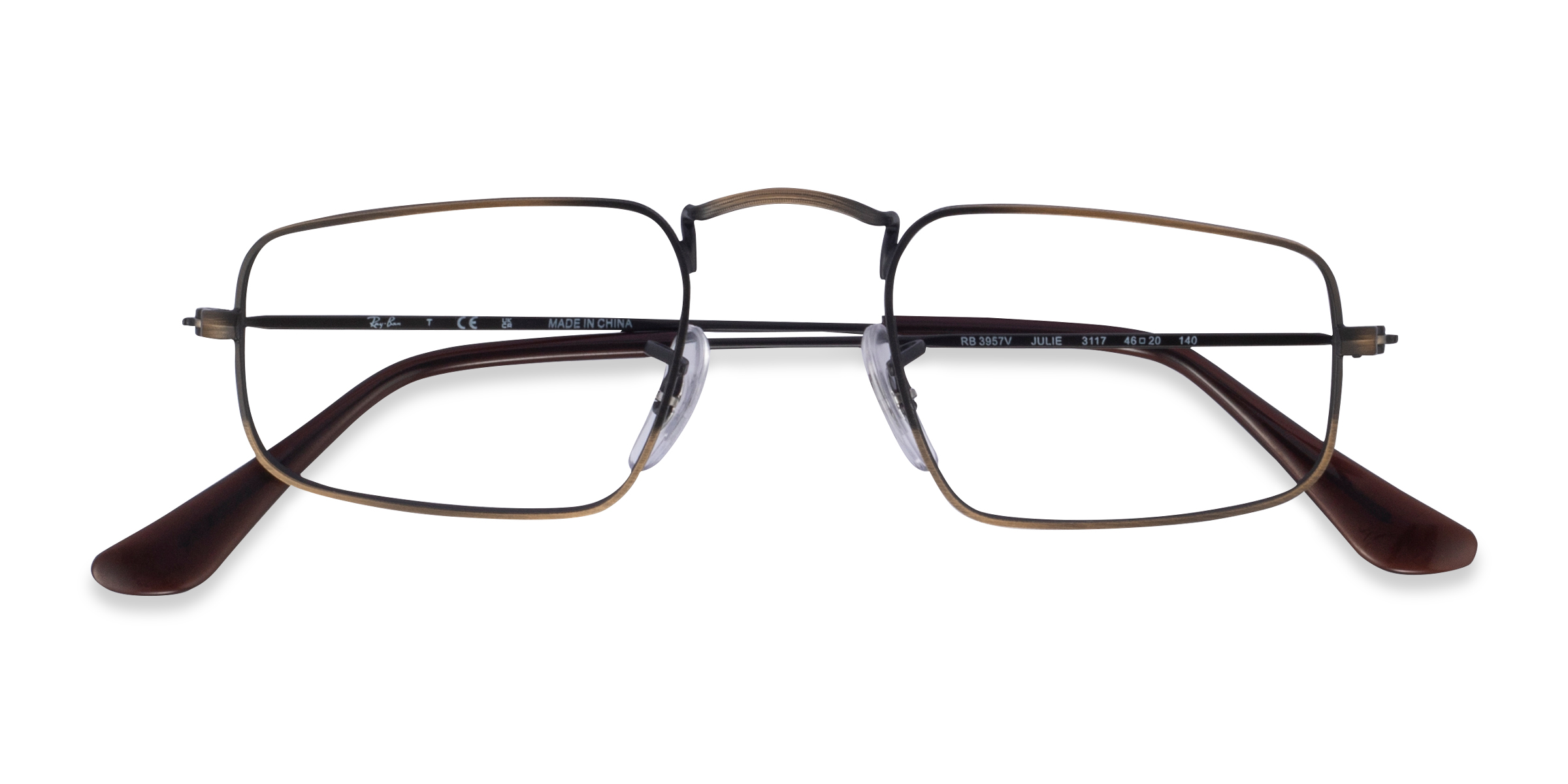 Antique Gold Ray-Ban RB3957V Julie - Métal Lunettes de vue
