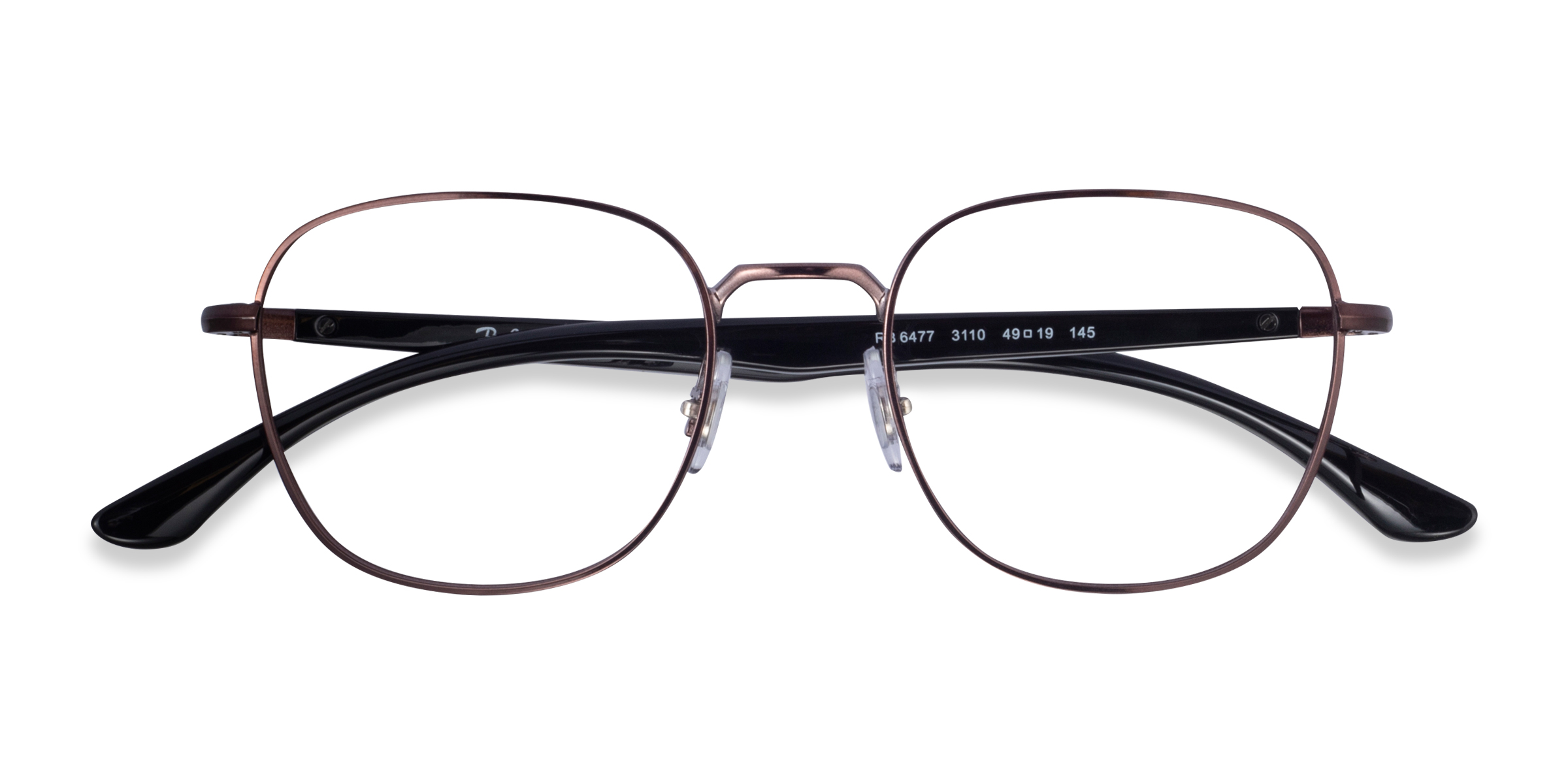 Brun Ray-Ban RB6477 - Métal Lunettes de vue