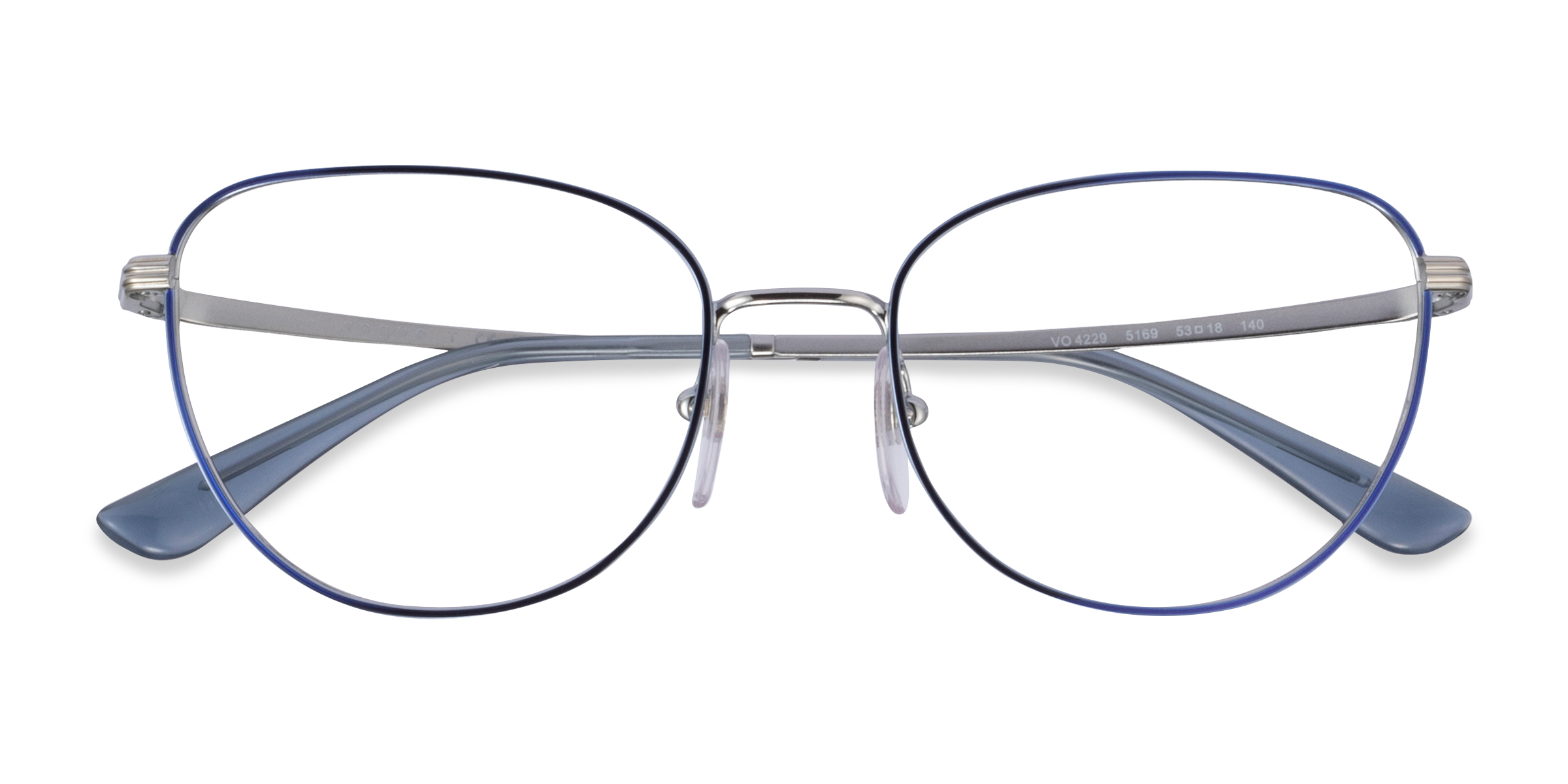 Blue Silver Vogue Eyewear VO4229 - Metal Eyeglasses