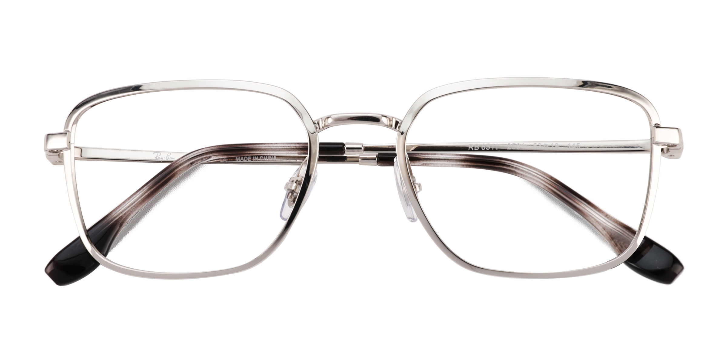 Silver Ray-Ban RB6511 - Metal Eyeglasses