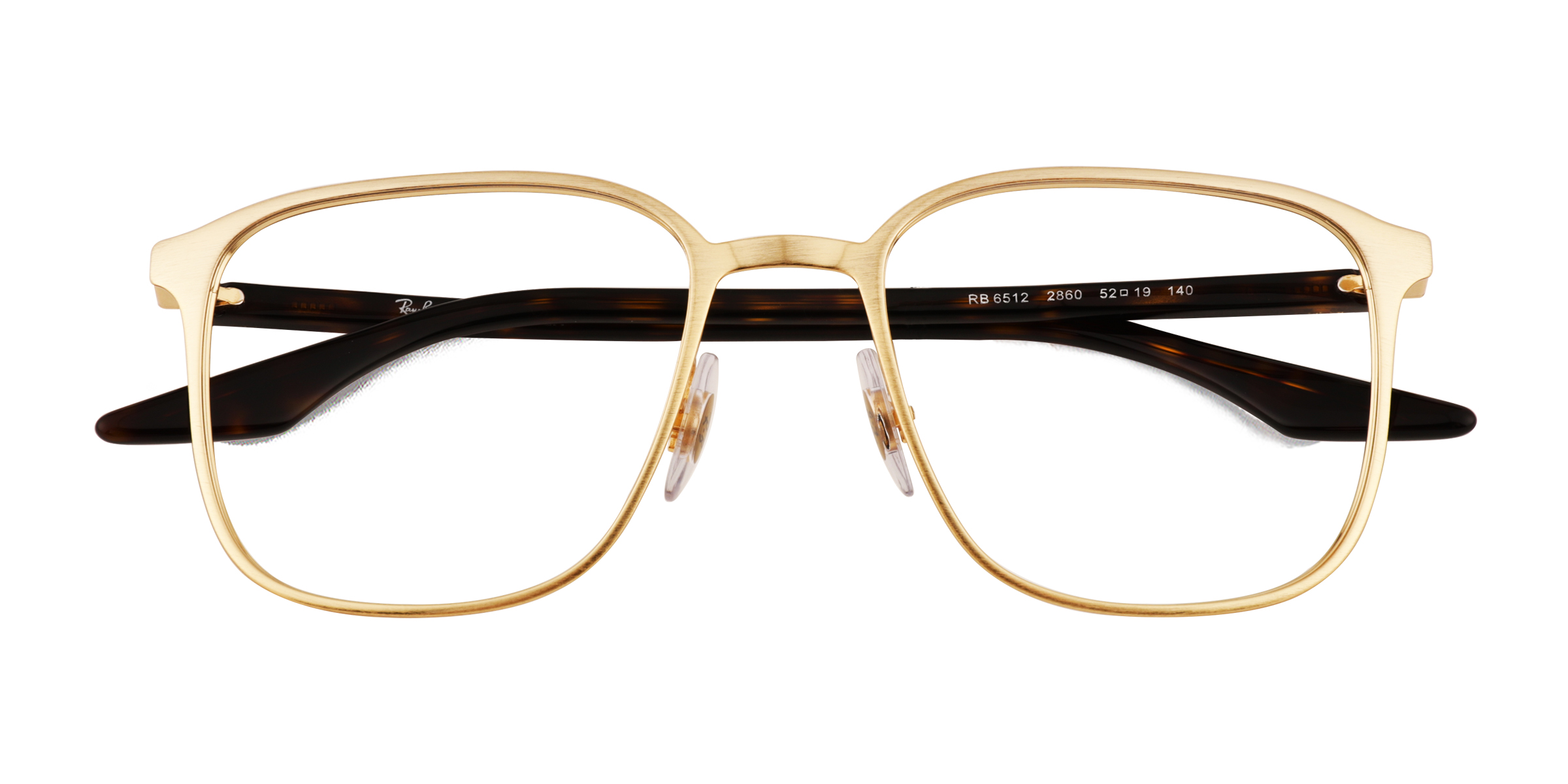 Brushed Gold Ray-Ban RB6512 - Metal Eyeglasses