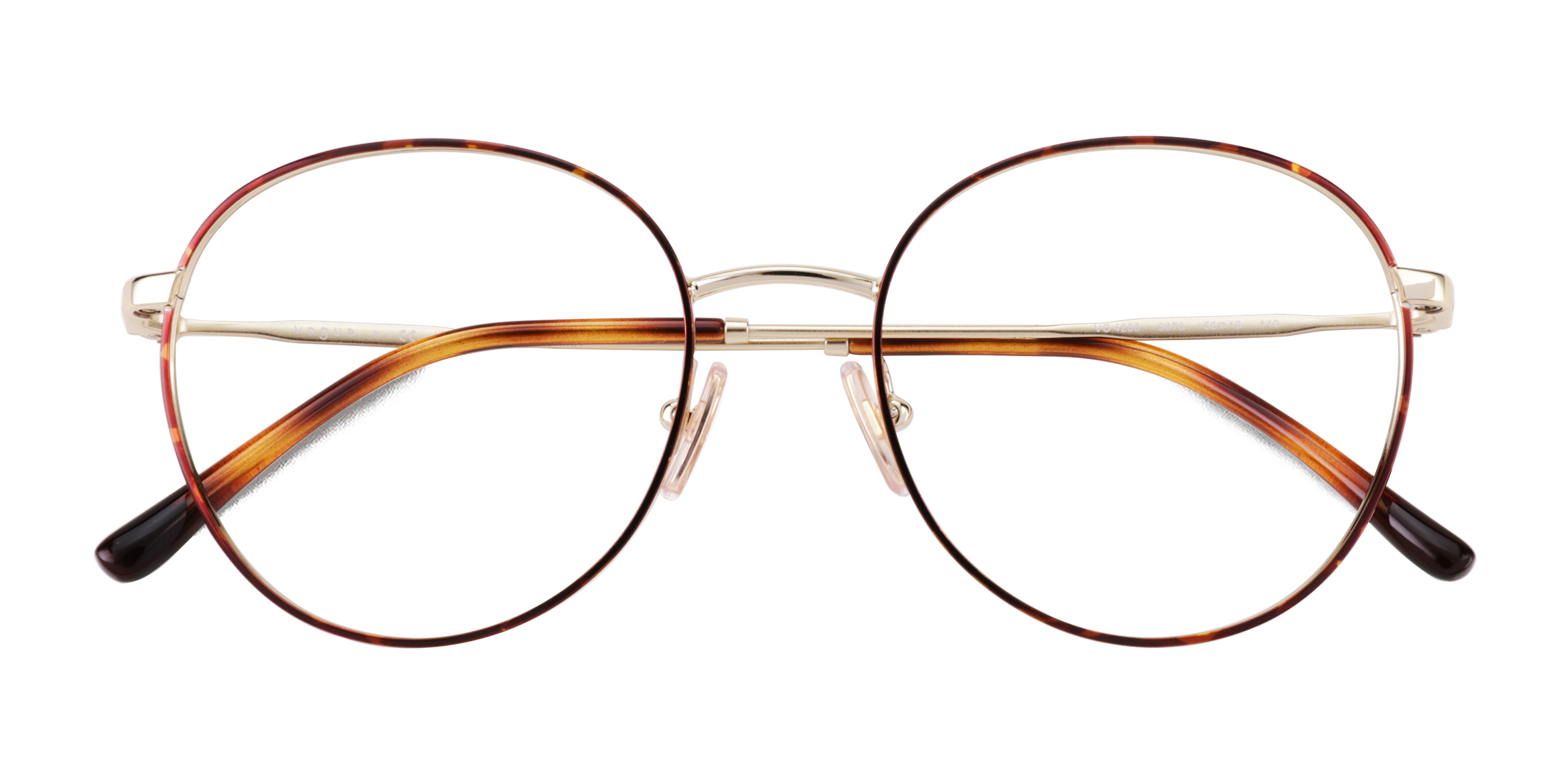 Tortoise Pale Gold Vogue Eyewear VO4280 - Métal Lunettes de vue